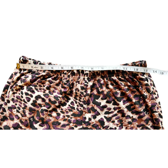 Adore Me Cheetah Print Shirt & Pants Pajama Set Womens Size S - Picture 10 of 11